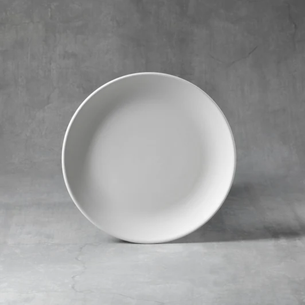 Ceramic Bisque Coupe Salad Plate Ceramic Bisque Coupe Salad Plate